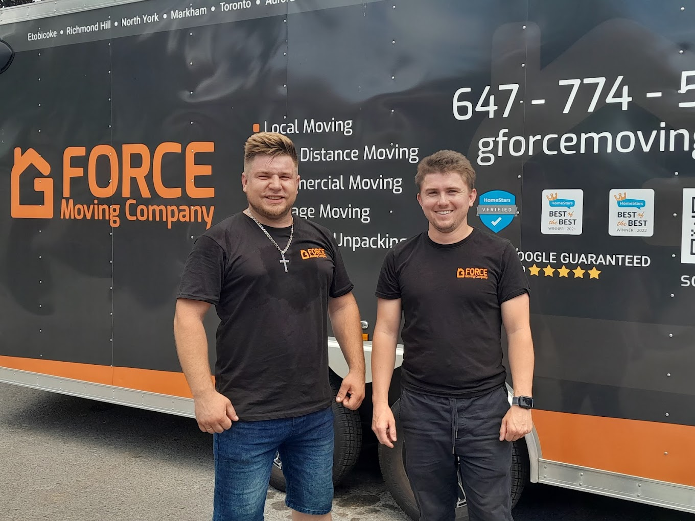 G Force Moving: Перевезення
